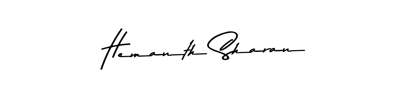 Also You can easily find your signature by using the search form. We will create Hemanth Sharan name handwritten signature images for you free of cost using Asem Kandis PERSONAL USE sign style. Hemanth Sharan signature style 9 images and pictures png