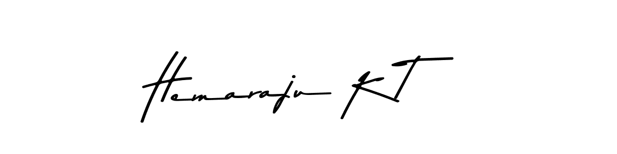 Make a beautiful signature design for name Hemaraju K T. Use this online signature maker to create a handwritten signature for free. Hemaraju K T signature style 9 images and pictures png