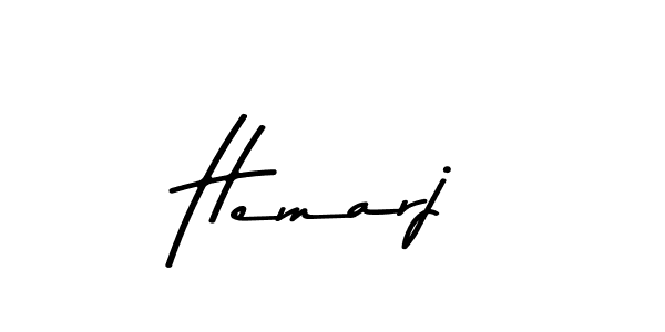 Create a beautiful signature design for name Hemarj. With this signature (Asem Kandis PERSONAL USE) fonts, you can make a handwritten signature for free. Hemarj signature style 9 images and pictures png