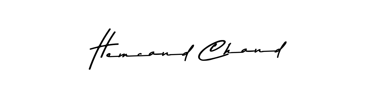 Similarly Asem Kandis PERSONAL USE is the best handwritten signature design. Signature creator online .You can use it as an online autograph creator for name Hemcand Chand. Hemcand Chand signature style 9 images and pictures png