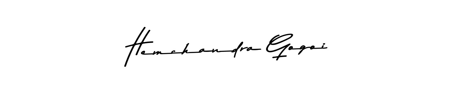 Asem Kandis PERSONAL USE is a professional signature style that is perfect for those who want to add a touch of class to their signature. It is also a great choice for those who want to make their signature more unique. Get Hemchandra Gogoi name to fancy signature for free. Hemchandra Gogoi signature style 9 images and pictures png
