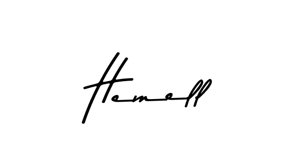 Also You can easily find your signature by using the search form. We will create Hemell name handwritten signature images for you free of cost using Asem Kandis PERSONAL USE sign style. Hemell signature style 9 images and pictures png