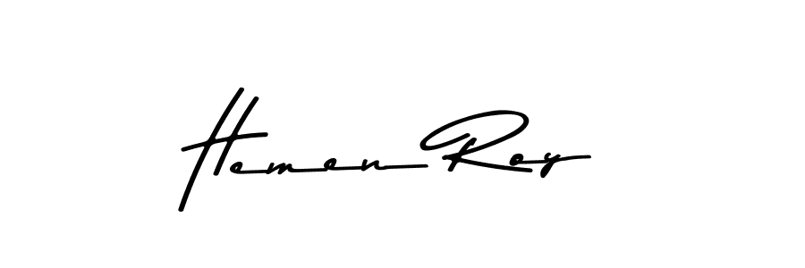 You can use this online signature creator to create a handwritten signature for the name Hemen Roy. This is the best online autograph maker. Hemen Roy signature style 9 images and pictures png