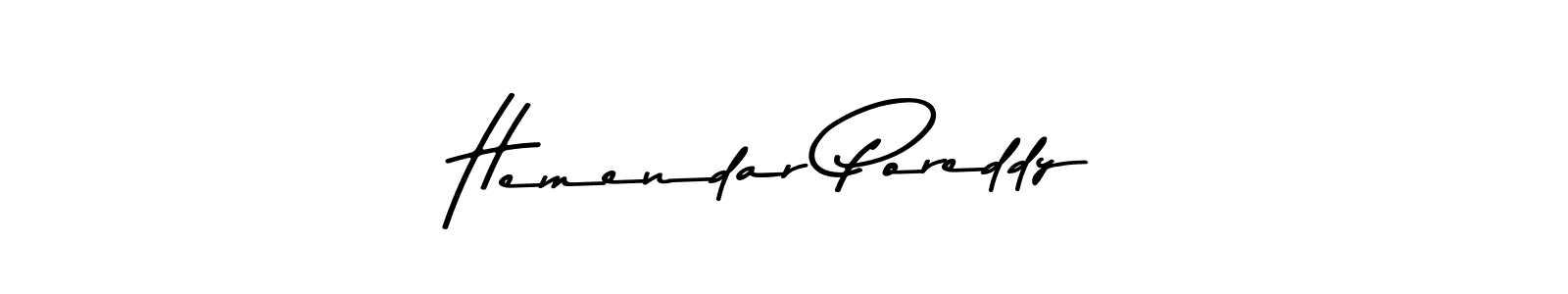 How to make Hemendar Poreddy signature? Asem Kandis PERSONAL USE is a professional autograph style. Create handwritten signature for Hemendar Poreddy name. Hemendar Poreddy signature style 9 images and pictures png