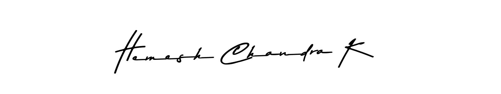 Make a beautiful signature design for name Hemesh Chandra K. Use this online signature maker to create a handwritten signature for free. Hemesh Chandra K signature style 9 images and pictures png