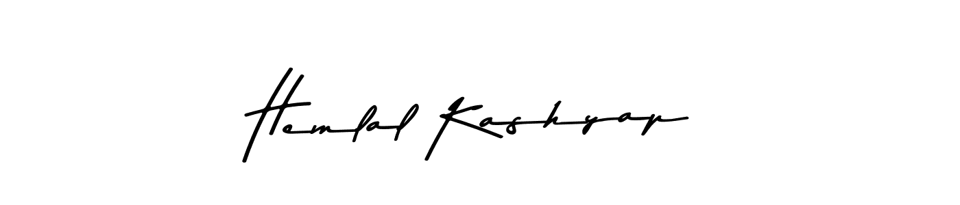 Also You can easily find your signature by using the search form. We will create Hemlal Kashyap name handwritten signature images for you free of cost using Asem Kandis PERSONAL USE sign style. Hemlal Kashyap signature style 9 images and pictures png