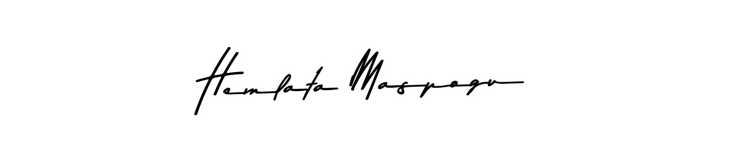 Here are the top 10 professional signature styles for the name Hemlata Maspogu. These are the best autograph styles you can use for your name. Hemlata Maspogu signature style 9 images and pictures png