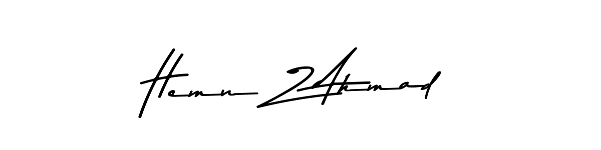 Design your own signature with our free online signature maker. With this signature software, you can create a handwritten (Asem Kandis PERSONAL USE) signature for name Hemn Z Ahmad. Hemn Z Ahmad signature style 9 images and pictures png