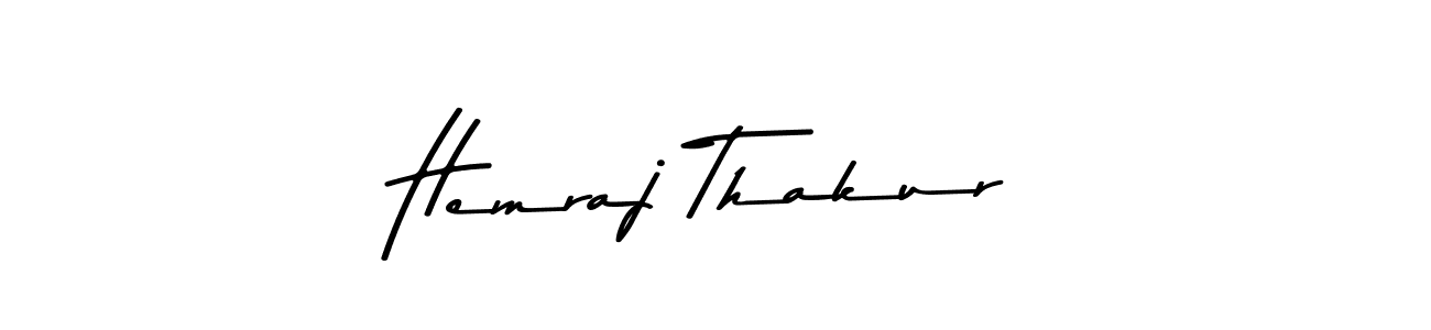 Asem Kandis PERSONAL USE is a professional signature style that is perfect for those who want to add a touch of class to their signature. It is also a great choice for those who want to make their signature more unique. Get Hemraj Thakur name to fancy signature for free. Hemraj Thakur signature style 9 images and pictures png