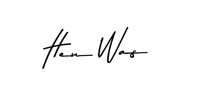 This is the best signature style for the Hen Was name. Also you like these signature font (Asem Kandis PERSONAL USE). Mix name signature. Hen Was signature style 9 images and pictures png