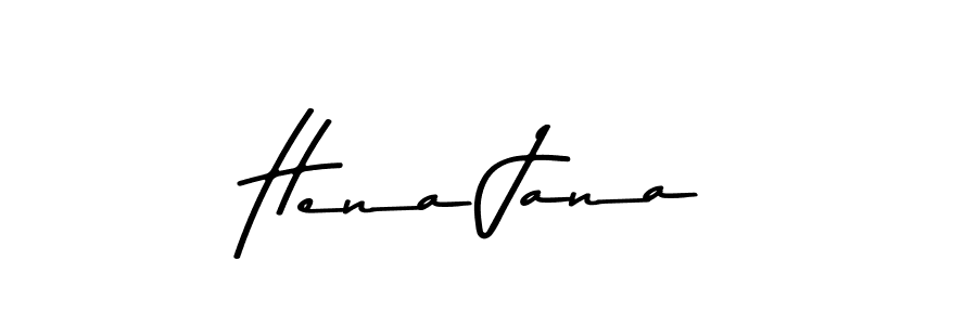 Create a beautiful signature design for name Hena Jana. With this signature (Asem Kandis PERSONAL USE) fonts, you can make a handwritten signature for free. Hena Jana signature style 9 images and pictures png