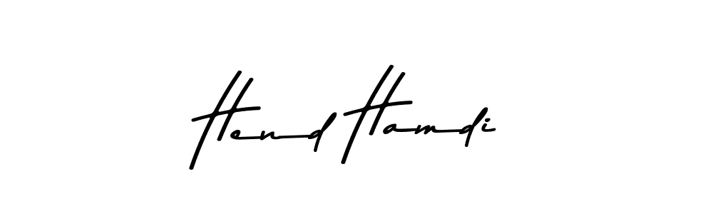 Also You can easily find your signature by using the search form. We will create Hend Hamdi name handwritten signature images for you free of cost using Asem Kandis PERSONAL USE sign style. Hend Hamdi signature style 9 images and pictures png