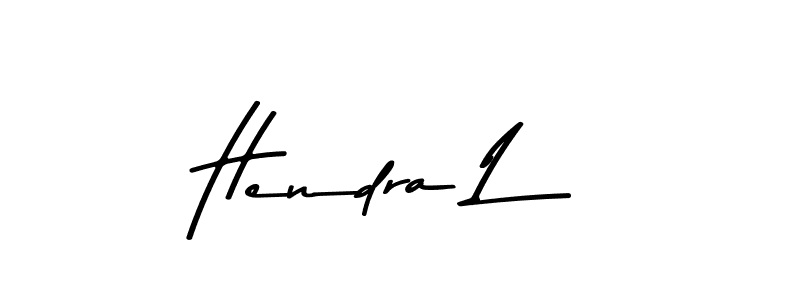 Use a signature maker to create a handwritten signature online. With this signature software, you can design (Asem Kandis PERSONAL USE) your own signature for name Hendra L. Hendra L signature style 9 images and pictures png