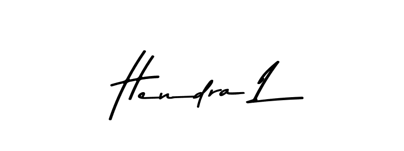 Also we have Hendra L name is the best signature style. Create professional handwritten signature collection using Asem Kandis PERSONAL USE autograph style. Hendra L signature style 9 images and pictures png