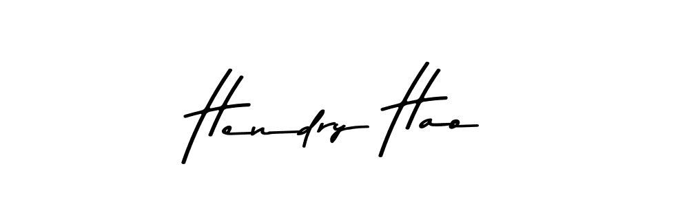 How to make Hendry Hao signature? Asem Kandis PERSONAL USE is a professional autograph style. Create handwritten signature for Hendry Hao name. Hendry Hao signature style 9 images and pictures png