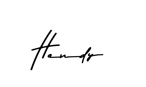 Make a beautiful signature design for name Hendy. With this signature (Asem Kandis PERSONAL USE) style, you can create a handwritten signature for free. Hendy signature style 9 images and pictures png
