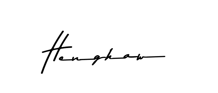 Create a beautiful signature design for name Henghaw. With this signature (Asem Kandis PERSONAL USE) fonts, you can make a handwritten signature for free. Henghaw signature style 9 images and pictures png