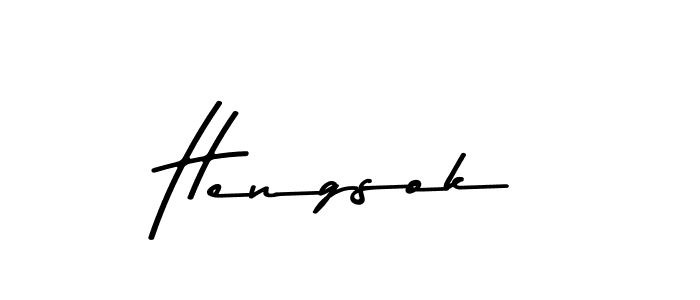 How to Draw Hengsok signature style? Asem Kandis PERSONAL USE is a latest design signature styles for name Hengsok. Hengsok signature style 9 images and pictures png