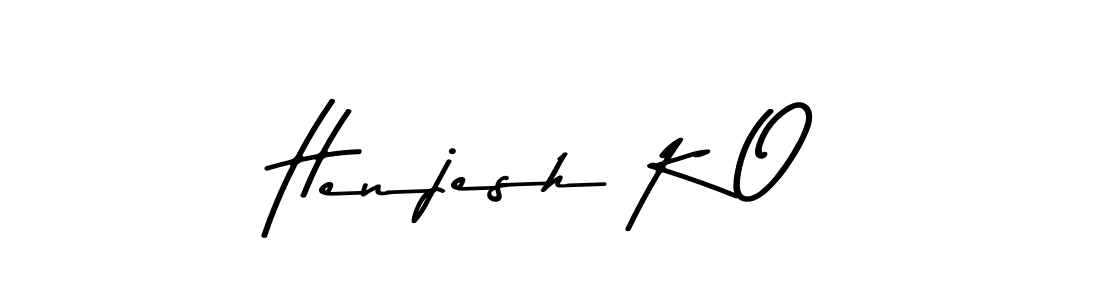 Also we have Henjesh K O name is the best signature style. Create professional handwritten signature collection using Asem Kandis PERSONAL USE autograph style. Henjesh K O signature style 9 images and pictures png