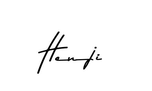 How to make Henji signature? Asem Kandis PERSONAL USE is a professional autograph style. Create handwritten signature for Henji name. Henji signature style 9 images and pictures png