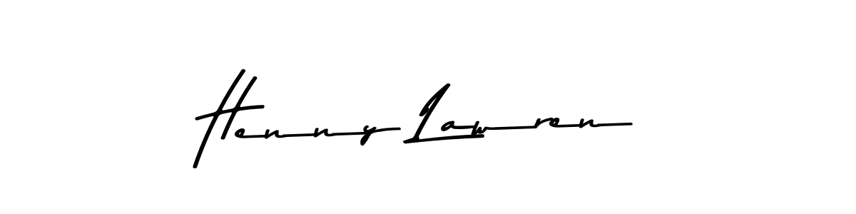 Use a signature maker to create a handwritten signature online. With this signature software, you can design (Asem Kandis PERSONAL USE) your own signature for name Henny Lawren. Henny Lawren signature style 9 images and pictures png