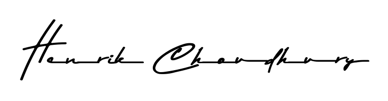 This is the best signature style for the Henrik Choudhury name. Also you like these signature font (Asem Kandis PERSONAL USE). Mix name signature. Henrik Choudhury signature style 9 images and pictures png
