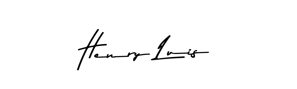 Create a beautiful signature design for name Henry Luis. With this signature (Asem Kandis PERSONAL USE) fonts, you can make a handwritten signature for free. Henry Luis signature style 9 images and pictures png