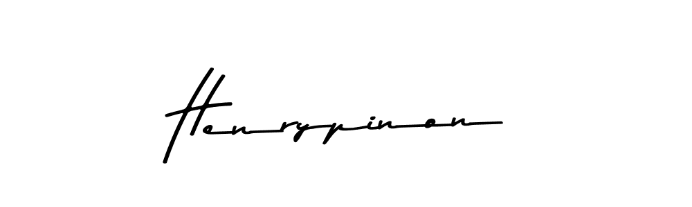 How to make Henrypinon signature? Asem Kandis PERSONAL USE is a professional autograph style. Create handwritten signature for Henrypinon name. Henrypinon signature style 9 images and pictures png