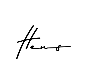 You should practise on your own different ways (Asem Kandis PERSONAL USE) to write your name (Hens) in signature. don't let someone else do it for you. Hens signature style 9 images and pictures png