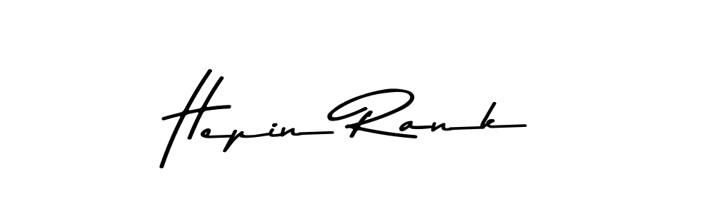 The best way (Asem Kandis PERSONAL USE) to make a short signature is to pick only two or three words in your name. The name Hepin Rank include a total of six letters. For converting this name. Hepin Rank signature style 9 images and pictures png