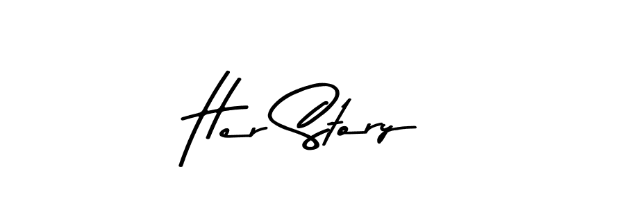 Similarly Asem Kandis PERSONAL USE is the best handwritten signature design. Signature creator online .You can use it as an online autograph creator for name Her Story. Her Story signature style 9 images and pictures png
