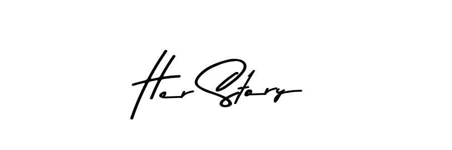 Similarly Asem Kandis PERSONAL USE is the best handwritten signature design. Signature creator online .You can use it as an online autograph creator for name Her Story. Her Story signature style 9 images and pictures png