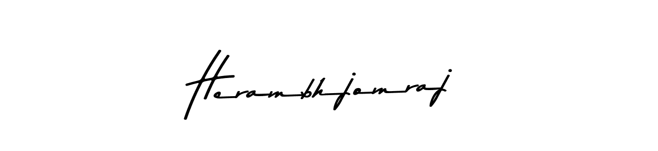 Make a beautiful signature design for name Herambhjomraj. Use this online signature maker to create a handwritten signature for free. Herambhjomraj signature style 9 images and pictures png