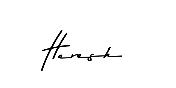 Also we have Heresh name is the best signature style. Create professional handwritten signature collection using Asem Kandis PERSONAL USE autograph style. Heresh signature style 9 images and pictures png