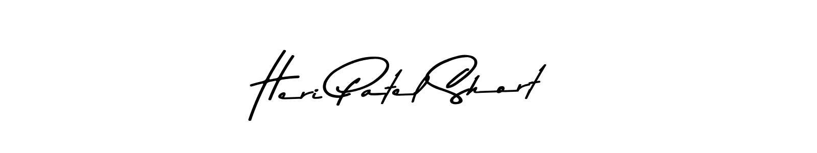 Heri Patel Short stylish signature style. Best Handwritten Sign (Asem Kandis PERSONAL USE) for my name. Handwritten Signature Collection Ideas for my name Heri Patel Short. Heri Patel Short signature style 9 images and pictures png