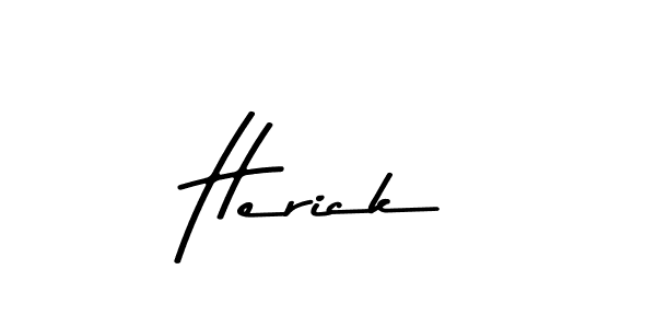 Also we have Herick name is the best signature style. Create professional handwritten signature collection using Asem Kandis PERSONAL USE autograph style. Herick signature style 9 images and pictures png