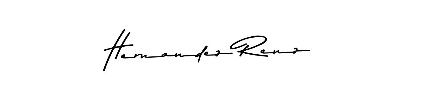 Hernandez Renz stylish signature style. Best Handwritten Sign (Asem Kandis PERSONAL USE) for my name. Handwritten Signature Collection Ideas for my name Hernandez Renz. Hernandez Renz signature style 9 images and pictures png