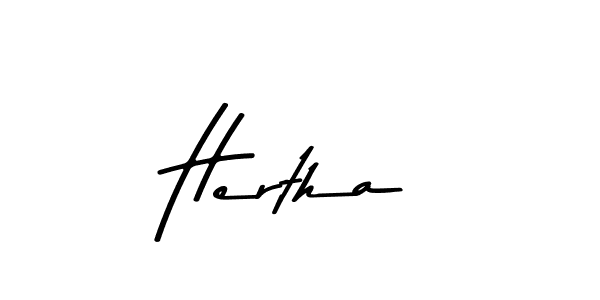 Also You can easily find your signature by using the search form. We will create Hertha name handwritten signature images for you free of cost using Asem Kandis PERSONAL USE sign style. Hertha signature style 9 images and pictures png
