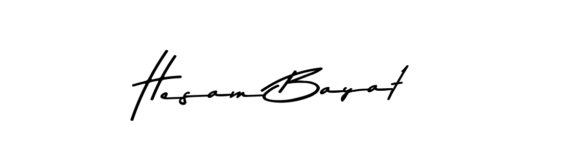 How to make Hesam Bayat signature? Asem Kandis PERSONAL USE is a professional autograph style. Create handwritten signature for Hesam Bayat name. Hesam Bayat signature style 9 images and pictures png