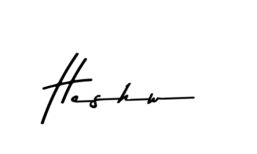 Make a beautiful signature design for name Heshw. Use this online signature maker to create a handwritten signature for free. Heshw signature style 9 images and pictures png