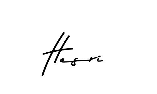 Create a beautiful signature design for name Hesri. With this signature (Asem Kandis PERSONAL USE) fonts, you can make a handwritten signature for free. Hesri signature style 9 images and pictures png