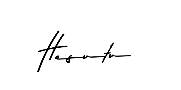 How to make Hesutu signature? Asem Kandis PERSONAL USE is a professional autograph style. Create handwritten signature for Hesutu name. Hesutu signature style 9 images and pictures png