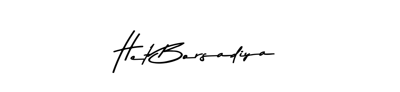 Similarly Asem Kandis PERSONAL USE is the best handwritten signature design. Signature creator online .You can use it as an online autograph creator for name Het Borsadiya. Het Borsadiya signature style 9 images and pictures png