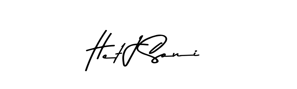 You should practise on your own different ways (Asem Kandis PERSONAL USE) to write your name (Het J Soni) in signature. don't let someone else do it for you. Het J Soni signature style 9 images and pictures png