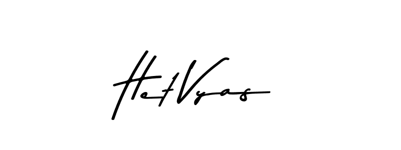 Asem Kandis PERSONAL USE is a professional signature style that is perfect for those who want to add a touch of class to their signature. It is also a great choice for those who want to make their signature more unique. Get Het Vyas name to fancy signature for free. Het Vyas signature style 9 images and pictures png