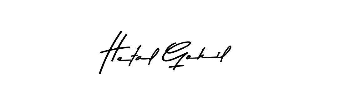 Make a short Hetal Gohil signature style. Manage your documents anywhere anytime using Asem Kandis PERSONAL USE. Create and add eSignatures, submit forms, share and send files easily. Hetal Gohil signature style 9 images and pictures png