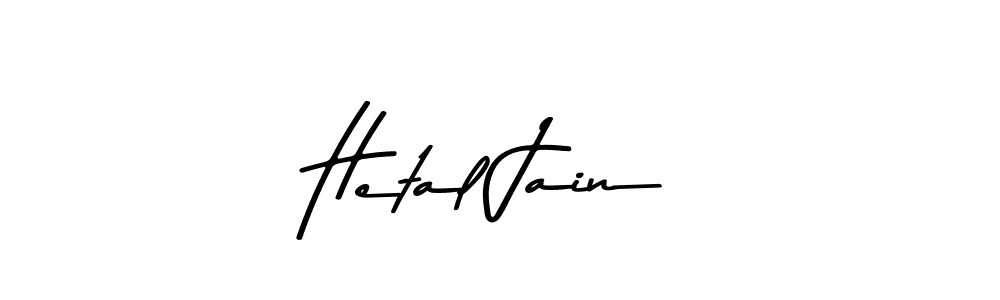 Also You can easily find your signature by using the search form. We will create Hetal Jain name handwritten signature images for you free of cost using Asem Kandis PERSONAL USE sign style. Hetal Jain signature style 9 images and pictures png