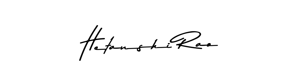 Similarly Asem Kandis PERSONAL USE is the best handwritten signature design. Signature creator online .You can use it as an online autograph creator for name Hetanshi Rao. Hetanshi Rao signature style 9 images and pictures png