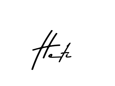 You should practise on your own different ways (Asem Kandis PERSONAL USE) to write your name (Heti) in signature. don't let someone else do it for you. Heti signature style 9 images and pictures png