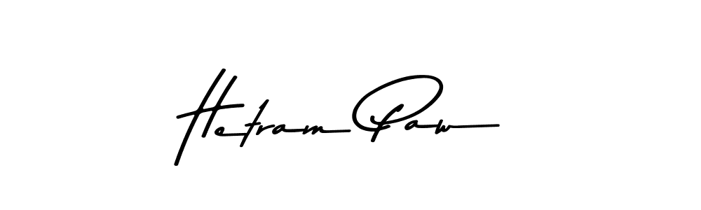 This is the best signature style for the Hetram Paw name. Also you like these signature font (Asem Kandis PERSONAL USE). Mix name signature. Hetram Paw signature style 9 images and pictures png